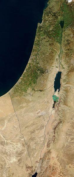 Файл:Satellite image of Israel in January 2003.jpg
