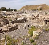 Развалины квартала около театра в Бейт-Шеане