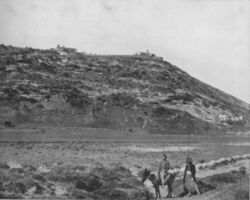 Вид на гору Кармель в 1894 году.