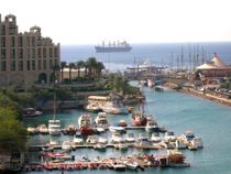 Вид на Эйлатский залив. 2006 г. Фото Ш. Кидрона.