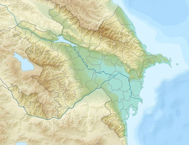 Файл:Azerbaijan relief location map.jpg
