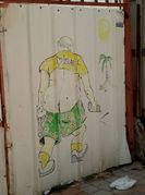 Ворота одного из домов в Петах-Тикве. Фото С.И. Руденко.