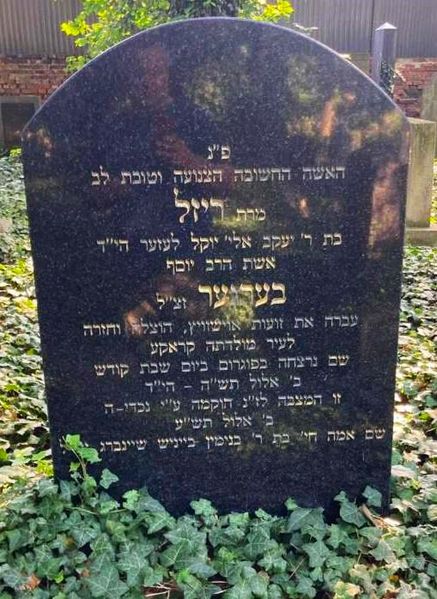 Файл:Памятник жертвам краковского погрома.JPG