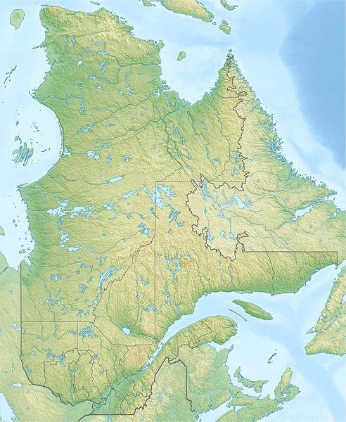 Файл:Canada Quebec relief location map.jpg