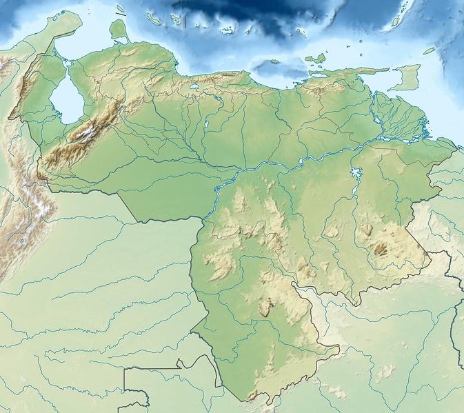 Файл:Venezuela relief location map.jpg