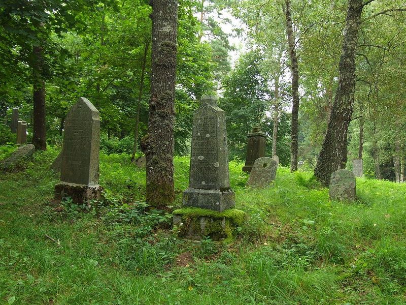 Файл:Karaite cemetery in Trakai (Troki).JPG