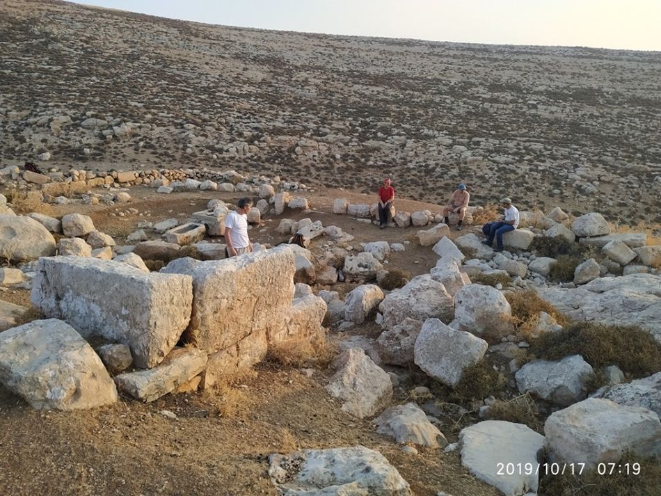 Развалины монастыря 5 века около Текоа, Иудея. Фото Виктора Гальперина.