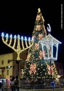 «Праздник праздников» в Хайфе в декабре 2022 г.: совпадение Хануки, Рождества и Хаг-Курбан. Фото Анны Лифлянд
