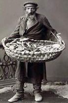 Продавец бубликов в Кишинёве в начале 20 века.