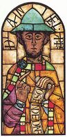 Даниэль на витраже, Аугсбург, Германия, первая половина XII-го века.