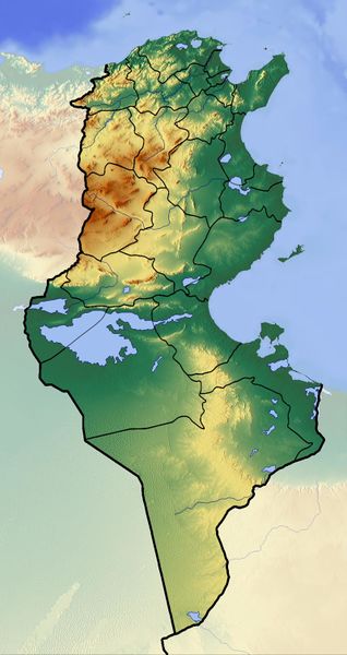 Файл:Tunisian Republic location map Topographic.JPG