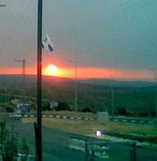 Зимний закат в Офарим