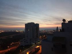 Рассвет в Хайфе. Фото Вадима Бугаенко.