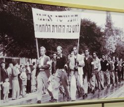 Демонстрация в Тель-Авиве с требованием формирования еврейской боевой части.