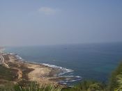 Побережье около Рош hа-Никра