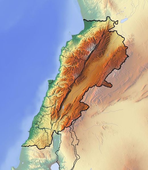Файл:Lebanon location map Topographic.JPG