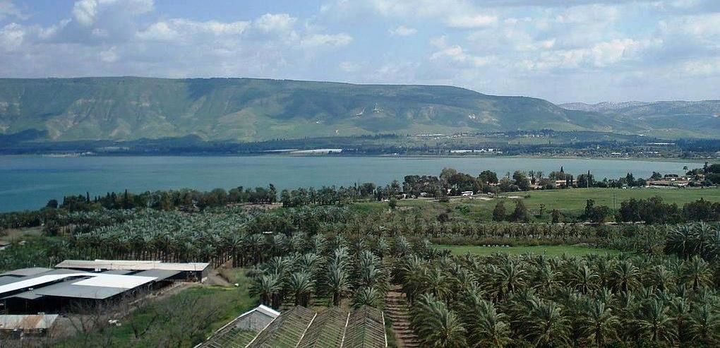 Иорданская долина и южная часть Кинерета
